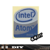 Intel Ling Moving Logo Logo Logo Metal Texture наклейка наклейка ноутбука 1.6 см