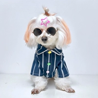 Đại học gió mèo quần áo mùa xuân và mùa hè mỏng Teddy Bomei chó nhỏ chống lông quần áo thú cưng thủy triều - Quần áo & phụ kiện thú cưng phụ kiện cho chó poodle