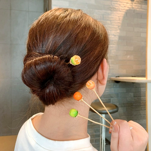 Ханьфу, китайская шпилька, милый универсальный аксессуар для волос, заколка для волос