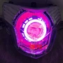 阳 宗 Shen xe máy ZS150-48A ống kính xe máy Xenon đèn pha thiên thần mắt quỷ lắp ráp - Đèn HID xe máy đèn xe siêu sáng