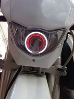 Áp dụng cho Gia Lăng 250cqr150 Huayang off-road xe máy đèn Xenon ống kính đèn pha lắp ráp phụ kiện chuyển đổi đèn pha sirius