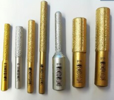 Фреза твердосплавная 5支装包邮恒利石材加工工具拼缝拼接修边机锣机电磨用金刚石直刀