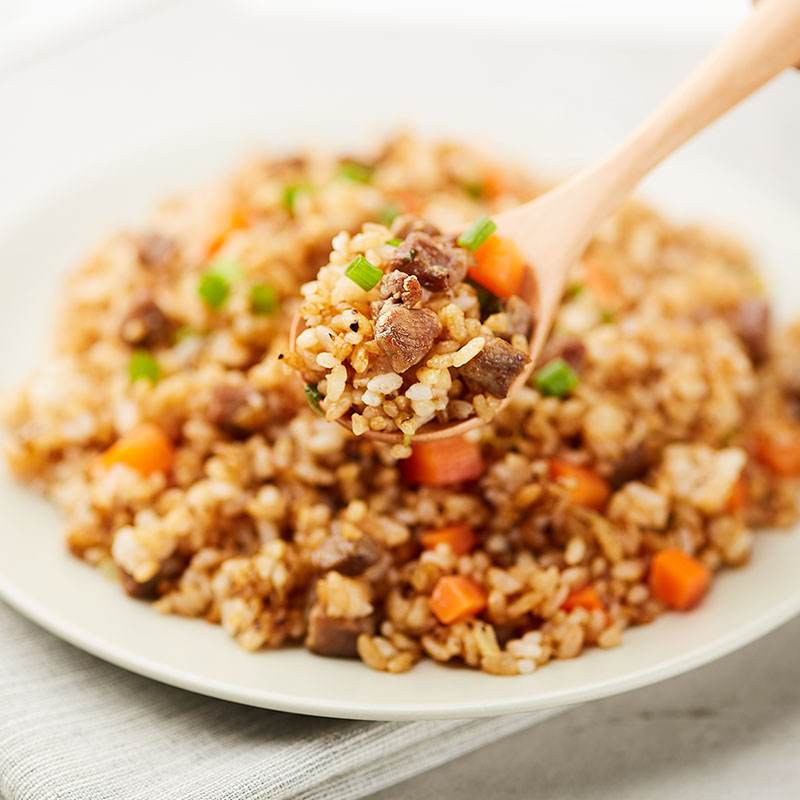 量足味美牛肉丁炒饭