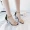 2018 phiên bản Hàn Quốc mới của mùa hè mèo mới và dép hở ngón một từ khóa giày cao gót hoang dã gợi cảm giày sandal nữ đi học