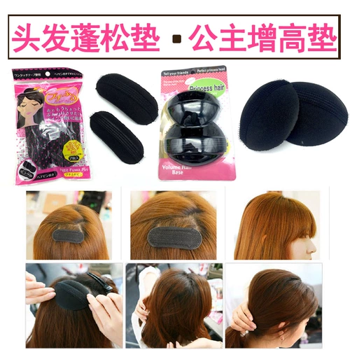 Верхняя часть головы головы пантомера, толстая пушистая подушка для волос Увеличение корня для волос невидимо.
