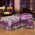 Châu Âu cao cấp rửa sạch lụa làm đẹp trải giường 4 bộ cotton nguyên chất thẩm mỹ viện đặc biệt massage cơ thể SPA trải giường bộ ga giường cute Khăn trải giường