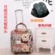 Túi xách du lịch túi xách nữ dung lượng cao xách tay phiên bản tiếng Hàn ngắn gọn túi hành lý du lịch dễ thương nhẹ lưới màu đỏ túi du lịch - Túi du lịch
