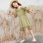 Quần áo trẻ em mùa hè Váy voan một vai 4 đến 12 tuổi Chiều cao 110-160cm4 đến 12 tuổi Trẻ em Hàn Quốc mới - Khác