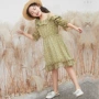 Quần áo trẻ em mùa hè Váy voan một vai 4 đến 12 tuổi Chiều cao 110-160cm4 đến 12 tuổi Trẻ em Hàn Quốc mới - Khác đồ bơi trẻ em nữ