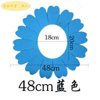 Синий шлем для взрослых на солнечной энергии