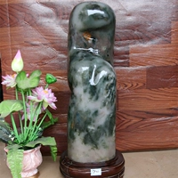 Guangxi guilin Qi shi shi Jade Смотреть из камня Коллекция Стоун Бутик Ornair Rood {зеленый восковой цветок книга}