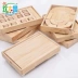 Mẫu giáo lớn các bản ghi gỗ diện tích xây dựng gỗ khối lớn các khối xây dựng bằng gỗ carbon để xây dựng đồ chơi cho trẻ em Đồ chơi bằng gỗ