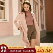 [Giá trị mùa thu và mùa đông] Thêu ve áo Vero Moda trong phần dài của áo len thắt eo | 317327507