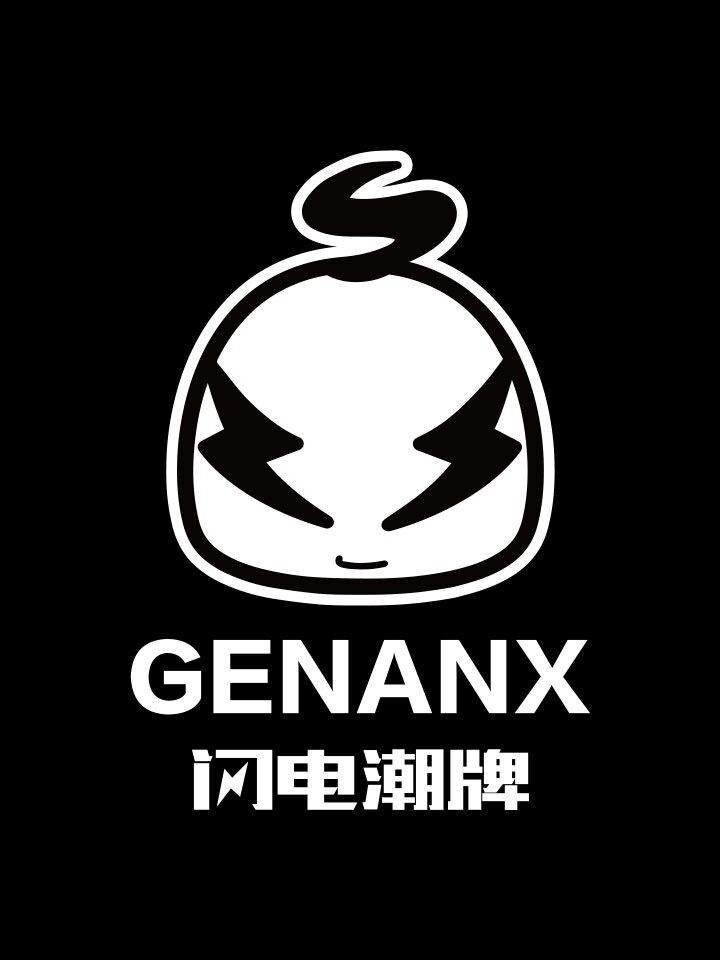 genanx太空棉印花卫衣