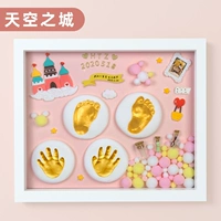 [Подарочная коробка] Город Sky_woma (сплошная деревянная рама+теплая лампа+пакет аксессуаров+цифровая наклейка)