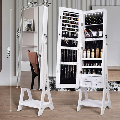 tủ gương đứng Tủ gương trang điểm phòng ngủ kết họp giữa sự đơn giản và phong cách châu âu tủ gương đứng gương đựng đồ trang sức