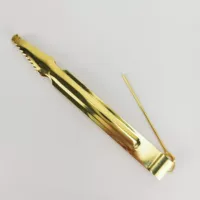 Золотой угольный клип 17 см.