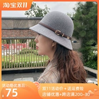 Демисезонная элитная шерстяная модная зимняя шапка, в корейском стиле