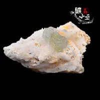 Baiyun Stone Fluorite Symbiosis Natural минеральная кристаллическая руда обучение образец Оригинальный камень драгоценный камень 30 Камень 30