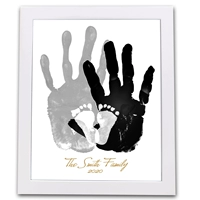 Краска белая рама двухцвета черного + белый