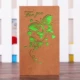 F1-8 Hollow Big Greeting Card Double Grip Green
