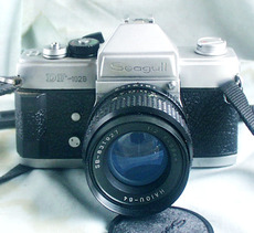 Камера 怀旧胶片时代--海鸥牌df-102b单反照相机