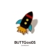 Thiết kế ban đầu BUTTGooDS Rocket trâm Nam và nữ phù hiệu túi hoang dã dễ thương Quà tặng kỳ nghỉ cá nhân - Trâm cài Trâm cài