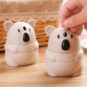 hộp nhựa 2 ngăn Phim hoạt hình koala tăm giữ tay áp lực tự động sáng tạo dễ thương hộp tăm nhà đơn giản phòng khách răng nhà cửa hàng bách hóa - Trang chủ hộp nhựa vuông