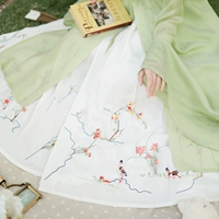 Она сказала, что эксклюзивный дизайн Ханфу второго творения подражания конфуциим цветочной и птичьей юбки вышиту