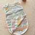 Nhật bản bé gạc túi ngủ bé nấm túi ngủ trẻ sơ sinh loại chống kick là mùa xuân, mùa hè và mùa thu Túi ngủ