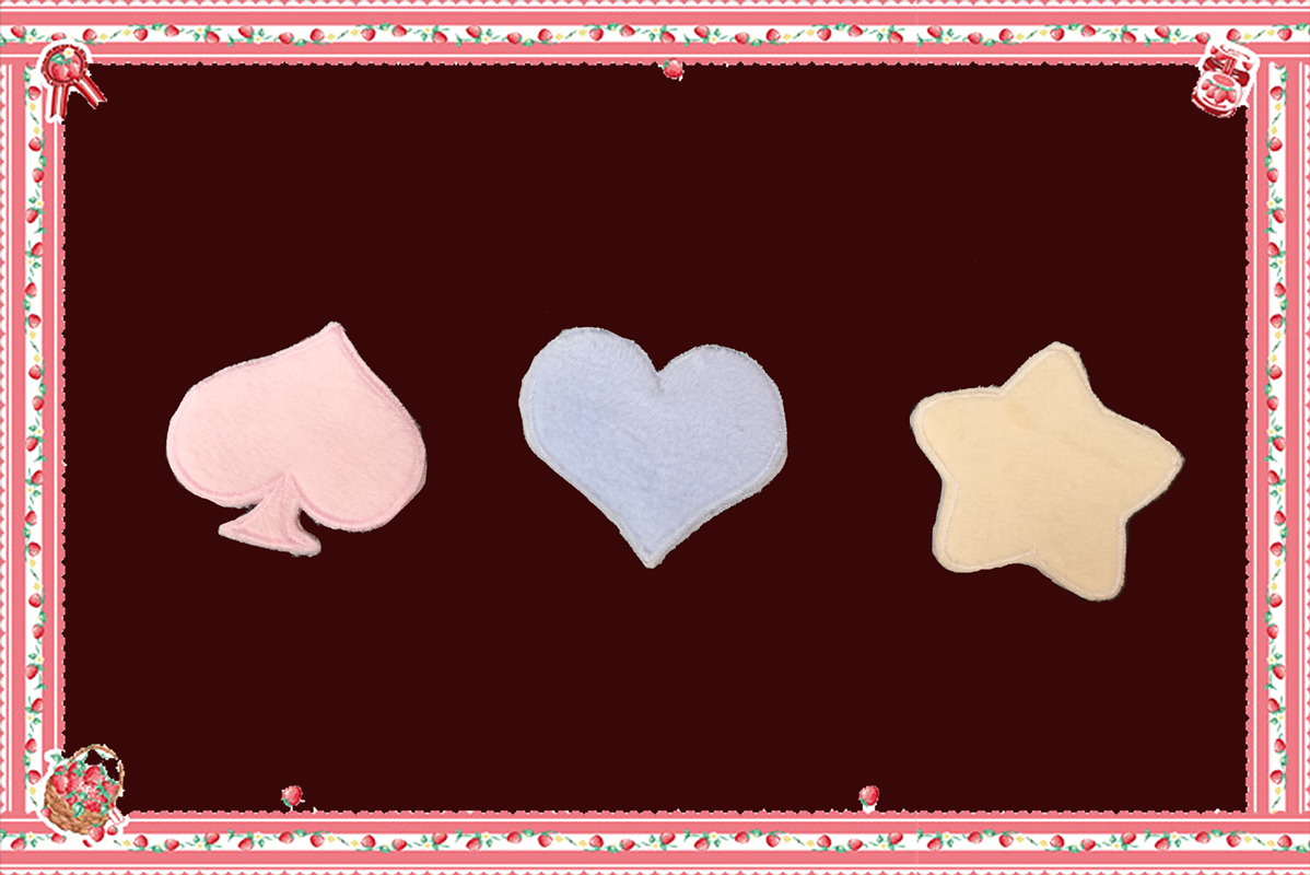 PolychromaticInfanta. infanta  lolita Macaroon Color cloth Stick embroidery ornaments Hairpin a set 3 individual