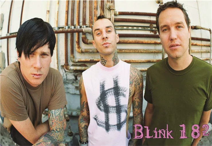 Фоторамка с изображением My Chemical Romance/SUM 41/Simple Plan/Blink-182 в стиле рок постер рисунок