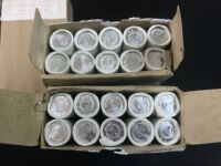 In 1988, 5 points and five -point coin Bank Original rolls of 50 RMB coin collection 885 distribution rolls