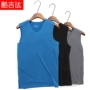 Mùa hè băng lụa liền mạch người đàn ông thở của vest Slim rào cản thể thao không tay t-shirt đáy áo vest khô nhanh áo lót mặc vest nữ