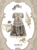 Оригинальное платье, высокая талия, Lolita OP, 2023, стиль Лолита