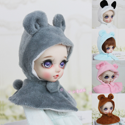 taobao agent BJD SD doll 4 points 6 points bear hats in autumn and winter cloak