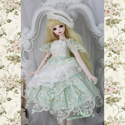 taobao agent Doll, evening dress, summer clothing, green tube top
