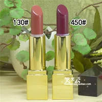 Estee Lauder ngưỡng mộ son môi pha lê 130 # 450 màu 3.5G thỏi son vuông đơn giản - Son môi gilaa son