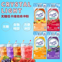 Покупка бесплатной доставки энергетической серии Crystal Light без сахара, низкокалорийный витаминный спортивный напиток, порошок, 4 вкуса