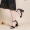 Giày nữ mùa hè 2018 Giày thêu retro dày với khóa dép hở ngón cao gót thêu giày cao gót gió quốc gia