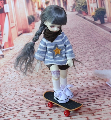 taobao agent Bjd.yosd baby shooting props skateboarding 1/6.6 points toy playing cool sports system Dragon soul .as.gem
