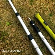 Tnr cắm trại ngoài trời cột tán thanh hợp kim nhôm siêu nhẹ có thể thu vào ống nhôm điều chỉnh lều hỗ trợ thanh đậm - Lều / mái hiên / phụ kiện lều