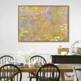 [Купить один, получи один, получи один бесплатный] Импрессионист Моне Моне вода лотос картинка маслом