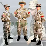 Ngoài trời fan hâm mộ quân đội trang phục quân sự lĩnh vực CS ba cát đào tạo phù hợp với phù hợp với đào tạo chiến thuật quần áo nam mùa thu và mùa hè - Những người đam mê quân sự hàng may mặc / sản phẩm quạt quân đội