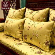 Gỗ gụ sofa đệm La Hán giường máy giặt đệm đệm tùy chỉnh mới đồ nội thất Trung Quốc gỗ rắn miếng bọt biển sofa đệm