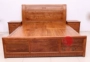 Đặc biệt nhím giường gỗ hồng mộc gỗ gụ Rosewood đồng bằng gỗ giường đôi mới kết hôn giường tối giản hiện đại Trung Quốc - Giường giường gỗ giá rẻ