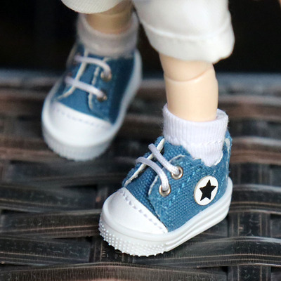 taobao agent OB11 baby shoes Star casual canvas shoes 12 points BJD UFDOLL YMY GSC clay molly shoes