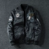 Fugui Bird MA-1 áo khoác phi công nam hai chiều áo mùa xuân và mùa thu thủy triều thương hiệu bóng chày cổ áo không quân Mỹ dịch vụ áo khoác bóng chày bomber Đồng phục bóng chày