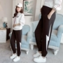 Phụ nữ mang thai 200 kg quần legging béo mm mùa thu mới XL nâng bụng mặc giản dị quần dài thẳng quần quần cho bà bầu 3 tháng đầu