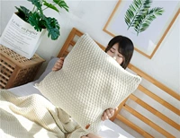 Дизайнерская подушка, трикотажная наволочка, диван, скандинавский стиль